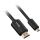 Sharkoon Kabel HDMI Stecker > micro HDMI Stecker (schwarz, 1,5 Meter, HDMI 4K)