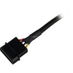 Sharkoon SATA Stromadapter (schwarz, 15cm)
