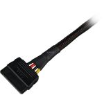 Sharkoon SATA Stromadapter (schwarz, 15cm)