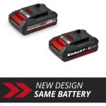 Einhell Akku Power-X-Change 18Volt 2,0Ah (rot/schwarz)