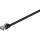 Goobay Patchkabel RJ45 Stecker > RJ45 Stecker CAT.6 U/UTP (schwarz, 50cm, Flachkabel)