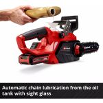 Einhell Power X-Change Akku-Kettensäge GE-LC 18 Li Solo, 18Volt (rot/schwarz, ohne Akku und Ladegerät)