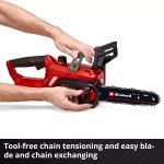 Einhell Power X-Change Akku-Kettensäge GE-LC 18 Li Solo, 18Volt (rot/schwarz, ohne Akku und Ladegerät)
