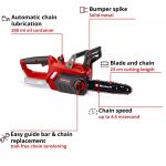 Einhell Power X-Change Akku-Kettensäge GE-LC 18 Li Solo, 18Volt (rot/schwarz, ohne Akku und Ladegerät)