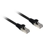 Sharkoon Patchkabel RJ45 Cat.6a SFTP (schwarz, 25 cm,...
