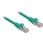 Sharkoon Patchkabel RJ45 Cat.6a SFTP (grün, 50 cm,...