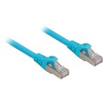 Sharkoon Patchkabel RJ45 Cat.6a SFTP (blau, 1 Meter, LSOH...