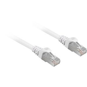 Sharkoon Patchkabel RJ45 Cat.6a SFTP (weiß, 3 Meter, LSOH (Halogenfrei))