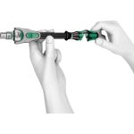 Wera Zyklop Speed-Knarrensatz 8100 SA 6 (Speed-Knarre mit schwenkbarem Kopf, 1/4")