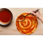 G3Ferrari Pizzaofen Napoletana (rot, 1.200 Watt, für Pizza Ø 31cm, 2 Steine)