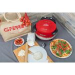 G3Ferrari Pizzaofen Napoletana (rot, 1.200 Watt, für Pizza Ø 31cm, 2 Steine)