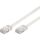 Goobay Patchkabel RJ-45 Stecker > RJ-45 Stecker (weiß, 50cm, flach, Cat.5e U/UTP)