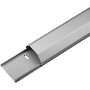 Goobay Alu Kabelkanal WireDuct 50 (silber, 1,1 Meter)