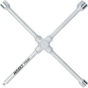 HAZET Kreuzschlüssel für PKW 715-01, 1/2" (bis 500Nm geprüft)