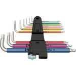 Wera Winkelschlüsselsatz 3950 SPKL/9 SM (Edelstahl, mit Halteclip)