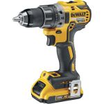 Dewalt Akku-Bohrschrauber DCD791D2, 18 Volt (gelb/schwarz, 2x Li-Ion XR Akku 2,0Ah, in TSTAK Box)