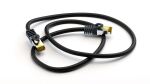 Goobay Patchkabel RJ-45 SFTP, mit Cat 7 Rohkabel (schwarz, 2 Meter, 500 MHz)