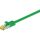 Goobay Patchkabel RJ-45 SFTP, mit Cat 7 Rohkabel (grün, 3 Meter, 500 MHz)