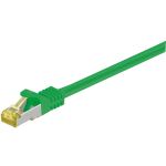 Goobay Patchkabel RJ-45 SFTP, mit Cat 7 Rohkabel (grün, 2 Meter, 500 MHz)