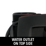 Einhell Schmutzwasserpumpe GE-DP 3925 ECO, Tauch- / Druckpumpe (rot/schwarz, 390 Watt)