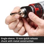 Einhell Professional Akku-Schlagbohrschrauber TP-CD 18 Li-i Brushless-Solo, 18Volt (rot/schwarz, ohne Akku und Ladegerät)