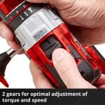 Einhell Professional Akku-Schlagbohrschrauber TP-CD 18 Li-i Brushless-Solo, 18Volt (rot/schwarz, ohne Akku und Ladegerät)