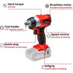 Einhell Professional Akku-Schlagschrauber TP-CW 18 Li BL - Solo, 18Volt (rot/schwarz, ohne Akku und Ladegerät)