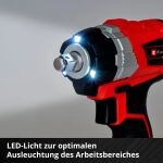 Einhell Professional Akku-Schlagschrauber TP-CW 18 Li BL - Solo, 18Volt (rot/schwarz, ohne Akku und Ladegerät)