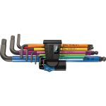 Wera Winkelschlüssel-Satz 950 SPKL/9SM N HF (schwarz, 9-teilig, mit Halteclip)