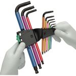 Wera Winkelschlüssel-Satz 950 SPKL/9SM N HF (schwarz, 9-teilig, mit Halteclip)
