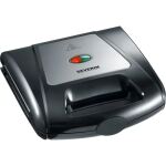 Severin 3in1 Sandwich-Toaster SA 2968 (schwarz/edelstahl, 1.000 Watt, mit 3 Platten-Sets)