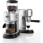 DeLonghi Kaffeemühle Dedica KG 520.M (silber/schwarz, 150 Watt)
