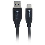 Sharkoon USB 3.2 Gen 2 Kabel, USB-A Stecker > USB-C Stecker (schwarz, 0,5 Meter)