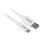 Sharkoon USB 3.2 Gen 2 Kabel, USB-A Stecker > USB-C Stecker (weiß, 0,5 Meter)