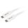 Sharkoon USB 3.2 Gen 2 Kabel, USB-C Stecker > USB-C Stecker (weiß, 0,5 Meter)