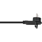 Brennenstuhl Verlängerungskabel, 1x Winkel-Flachstecker (schwarz, 10 Meter)