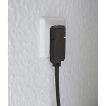 Brennenstuhl Verlängerungskabel, 1x Winkel-Flachstecker (schwarz, 10 Meter)