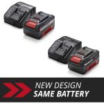 Einhell Power-X-Change Starter-Kit A1, 18Volt 4Ah (schwarz/rot, Akku + Ladegerät)