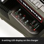 Einhell Power-X-Change Starter-Kit A1, 18Volt 4Ah (schwarz/rot, Akku + Ladegerät)