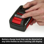 Einhell Power-X-Change Starter-Kit A1, 18Volt 4Ah (schwarz/rot, Akku + Ladegerät)