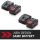 Einhell Power-X-Change Starter-Kit A1, 18Volt 4Ah (schwarz/rot, Akku + Ladegerät)
