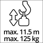 Einhell Seilhebezug TC-EH 250 (rot, 450 Watt)