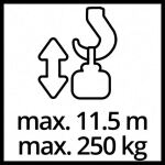 Einhell Seilhebezug TC-EH 500 (rot, 800 Watt)