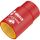 Wera VDE Zyklop-Steckschlüssel-Einsatz, 12mm, 3/8" (rot/gelb, isoliert bis 1.000 Volt)