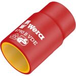 Wera VDE Zyklop-Steckschlüssel-Einsatz, 18mm, 3/8" (rot/gelb, isoliert bis 1.000 Volt)