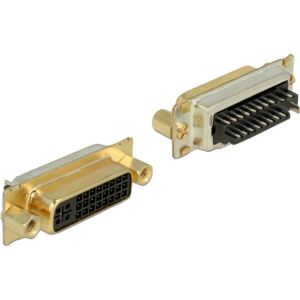 Delock Steckverbinder DVI 24+5 Buchse, Lötversion (silber)