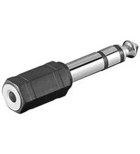 Goobay Adapter 3,5mm -> 6,3mm (schwarz/silber)