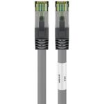 Goobay CAT 8.1 Patchkabel, S/FTP (PiMF) (grau, 2 Meter)
