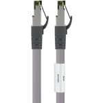 Goobay CAT 8.1 Patchkabel, S/FTP (PiMF) (grau, 2 Meter)