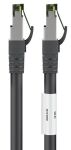 Goobay CAT 8.1 Patchkabel, S/FTP (PiMF) (schwarz, 2 Meter)
